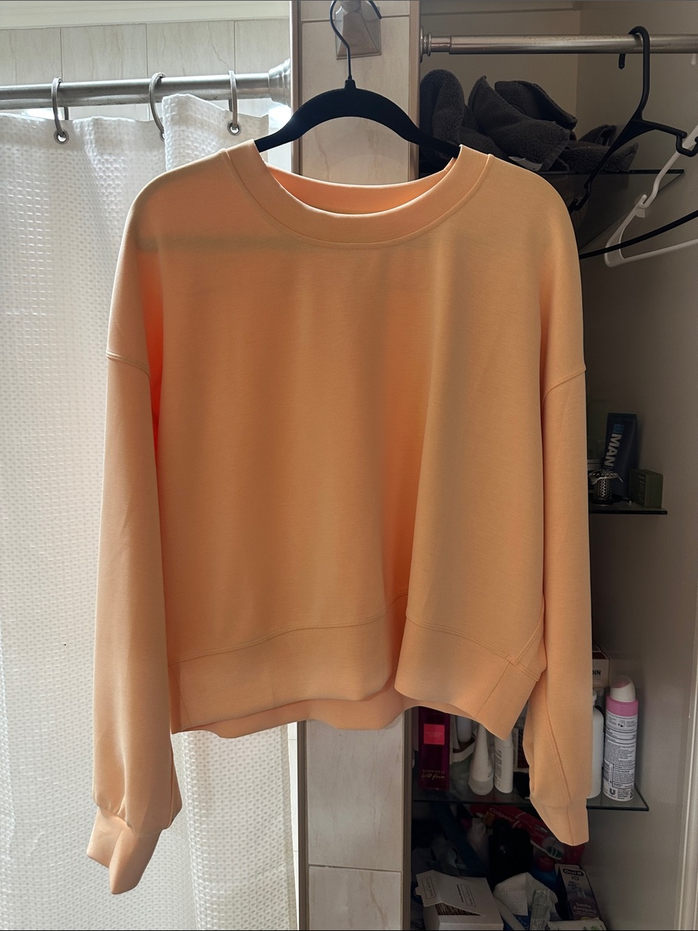 lululemon athletica Peach Crewneck Sweatshirt